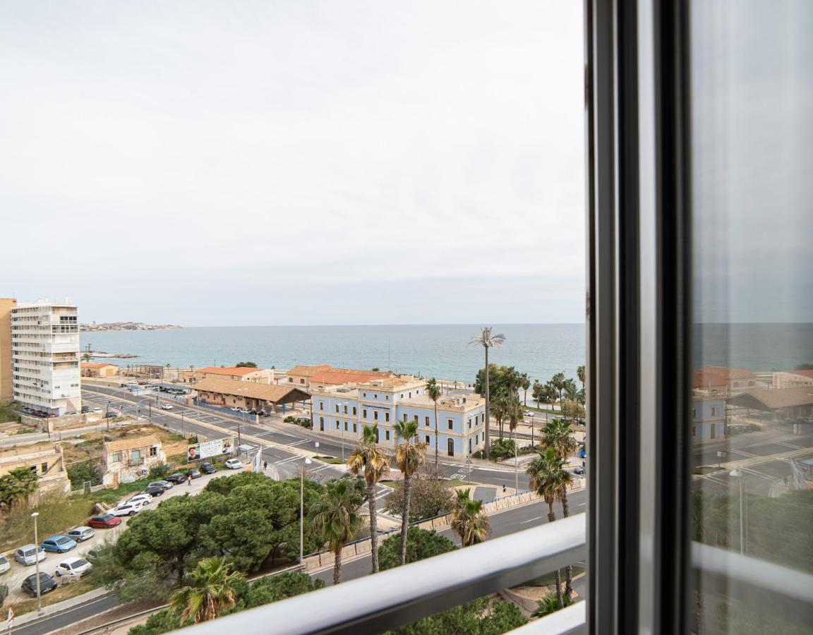 Atico De Lujo Con Vistas Al Mar, Primera Linea Playa Del Postiguet Alicante Exterior foto